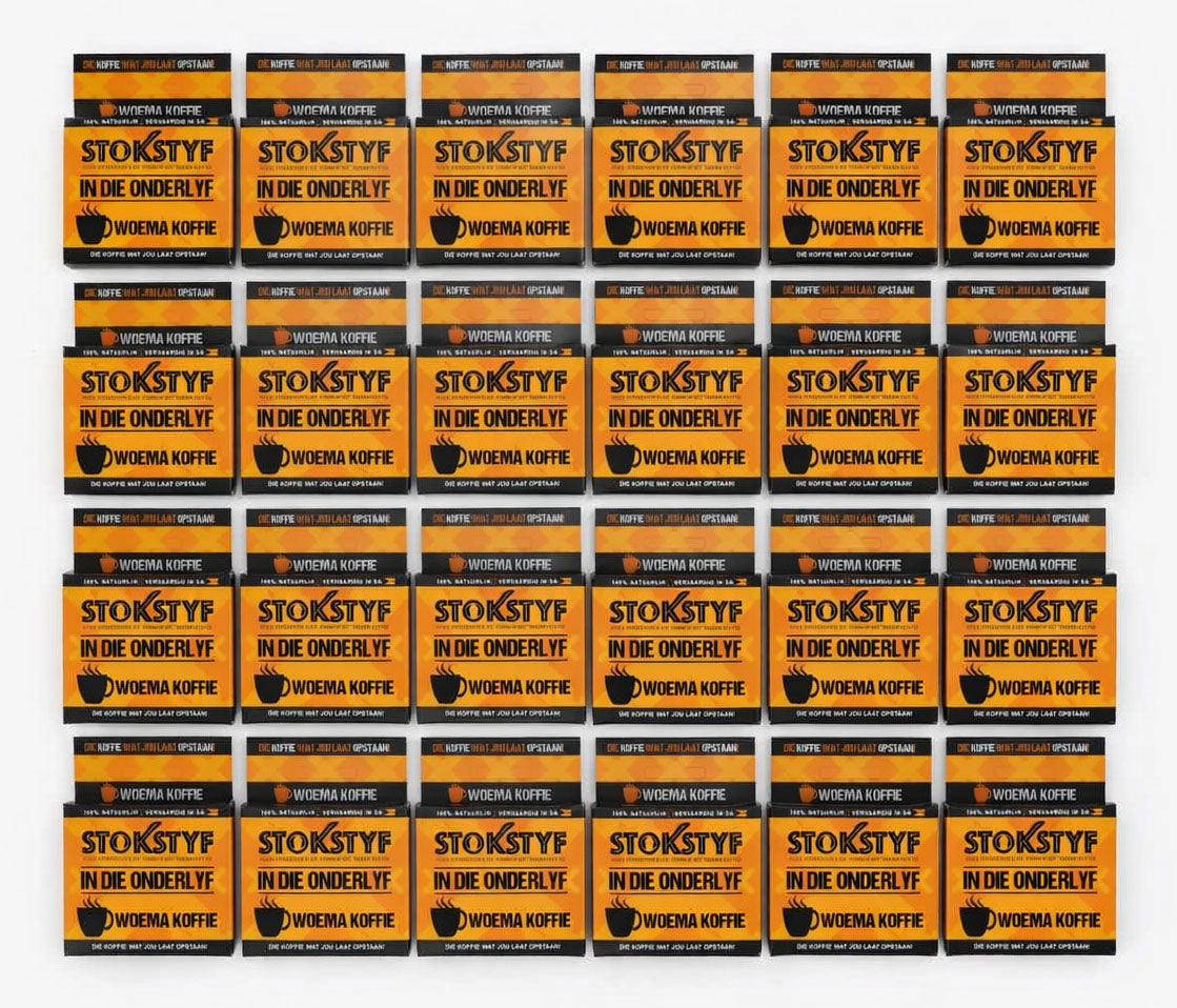 Stokstyf Woema Koffie (3 opsies)
