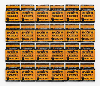 Stokstyf Woema Koffie (3 opsies)
