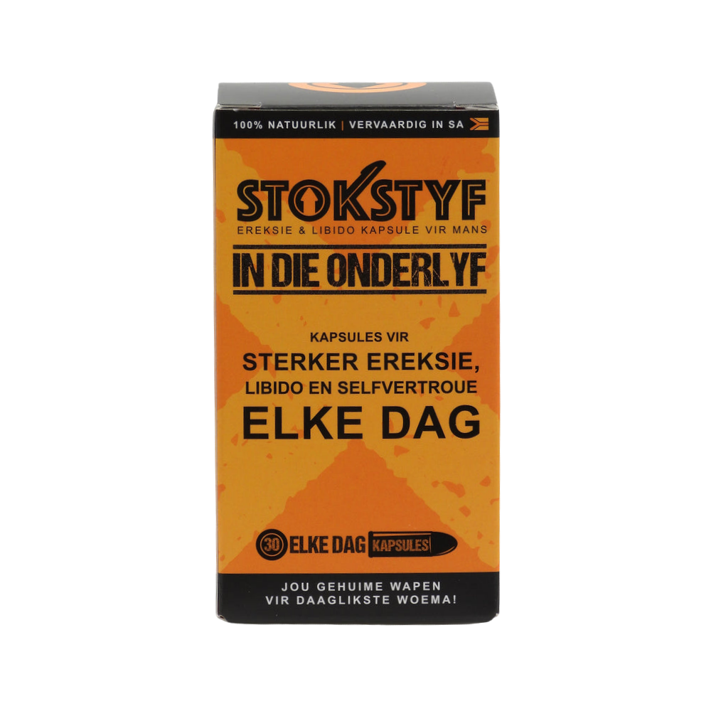 Stokstyf elke dag (30 kapsules)
