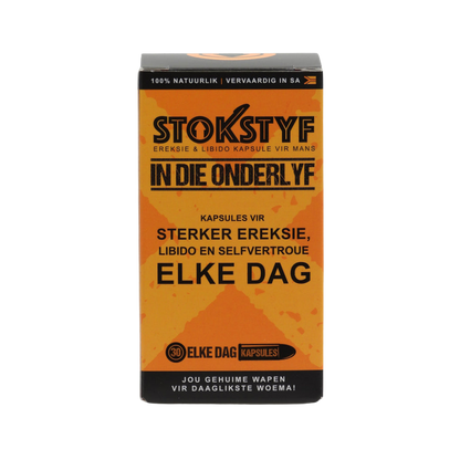 Stokstyf elke dag (30 kapsules)
