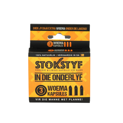 Stokstyf Woema Kapsules (3 opsies)