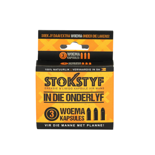 Stokstyf Woema Kapsules (3 opsies)
